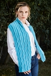 6701C Cardiff Classic Vertical Wave Scarf/Wrap