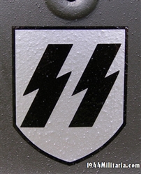 Reproduction Waffen SS Quist Model Dry Transfer Runic Decal