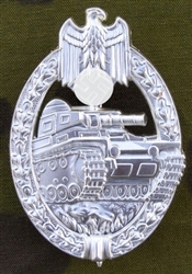 Panzer Assault Badge Silver