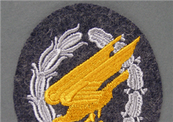 Luftwaffe Paratrooper Jump Badge Cloth