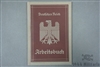 Original Third Reich Arbeitsbuch Workbook