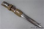 Original German WWII Matching k98 Bayonet Dated 44 With Web Frog