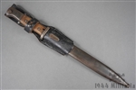 Original German WWII Matching k98 Bayonet Dated 44 With Leather Frog