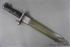 Original US WWII M1 Garand Bayonet Faintly Marked With M7 Scabbard