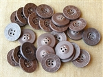 Original 17 mm Press Paper Trouser Buttons (Set of 30)