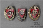 Original Third Reich Deutscher Kriegerbund 25, 40 & 50 Year Awards