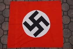 Original Third Reich Single Sided Vehicle Identification Flag