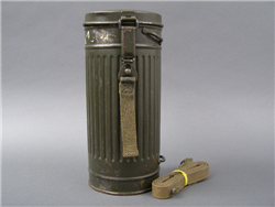 Original German WWII M38 Gasmask Canister