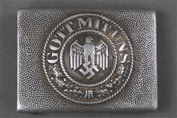 Original German WWII Aluminum Heer Belt Buckle