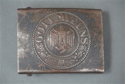 Original German WWII Heer Steel Belt Buckle