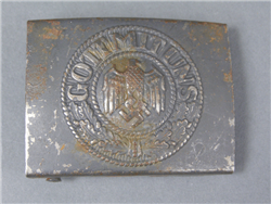 Original German WWII Heer Steel Belt Buckle