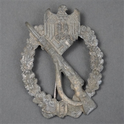 Original German WWII Silver Infantry Assault Badge