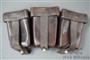 Original German WWII Kriegsmarine Marked k98 Leather Ammo Pouch Dated 1938