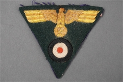 Unissued Original German WWII Kriegsmarine Coastal Artillery Officers Cap Eagle And Cockade Trapezoid