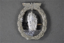 Original German WWII Minesweeper Badge By Wilhelm Deumer