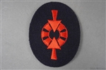 Unissued Original German WWII Kriegsmarine Weapons Control Foreman Troop Training  NCOâ€™s Career Sleeve Insignia