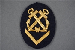 Unissued Original German WWII Senior Helmsman NCOâ€™s Career Sleeve Insignia