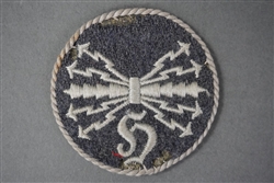 Original German WWII Luftwaffe Sound Locator Sleeve Patch