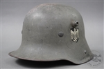 Original German WWII M16/17 Single Decal Heer Late War Helmet Size 62
