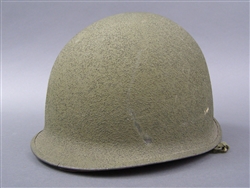 Original US WWII M1 Front Seam Helmet With Original Liner