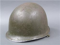 Original US WWII M1 Front Seam Swivel Bail Helmet Shield