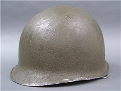 Original US WWII M1 Front Seam Helmet With Original Liner