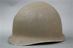 Original US WWII M1 Front Seam Helmet With Original Liner