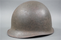 Original US WWII M1 Front Seam Helmet With Original Korean War Liner