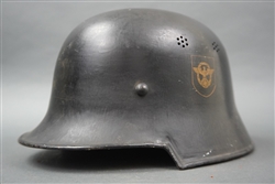 Original Third Reich M34 Fire/Police Helmet