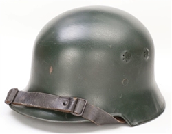 Original German WWII M34 Firemanâ€™s Helmet