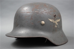 Original Luftwaffe Double Decal M35 Helmet