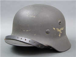 Original German WWII Luftwaffe M40 Single Decal Helmet