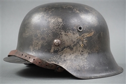 Original German WWII Refurbished Luftwaffe M42 Helmet Size 64 Shell