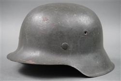 Original German WWII Heer M42 Single Decal Helmet