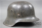 Original German WWII Heer/Waffen SS No Decal M42 Helmet EF64