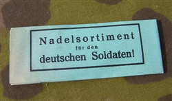 Original WWII German Wehrmacht Issue Needle Packet