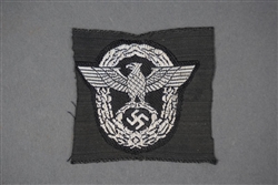 Unissued Original German WWII NCO Police Overseas Cap Insignia