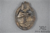 Original German WWII Bronze Panzer Assault Badge