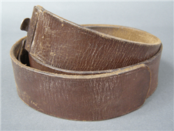 Original German WWII Sturmabteilung (SA) Brown Leather Belt