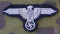 Original Waffen SS Enlisted Mans Embroidered Sleeve Eagle