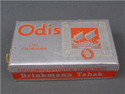 Original German WWII Odis Tobacco Box With Tax Stamp & Full Contents
