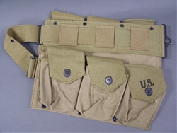 Original US WWII BAR Magazine Web Belt