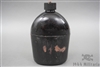 Original US WWII Black Enameled Canteen