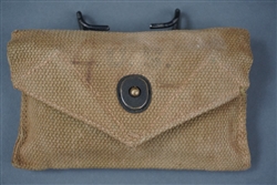 Original US WWII M1942 Field Dressing Pouch With Field Dressing