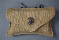 Original US WWII M1942 Field Dressing Pouch With Dressing