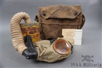 Original US WWI Gasmask With Bag & Instructions