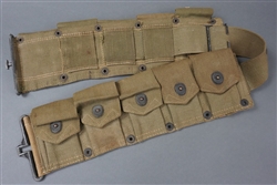 Original US WWII M1 Garand M1923 Cartridge Belt