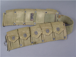 Original US WWII M1 Garand M1923 Cartridge Belt