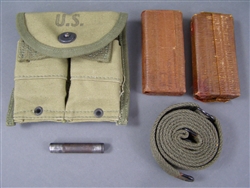 Unissued Original US WWII M1 Carbine Pouch, Magazines, Sling & Oiler