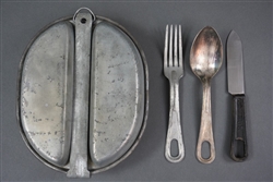 Original US WWII Mess Kit Dated 1942